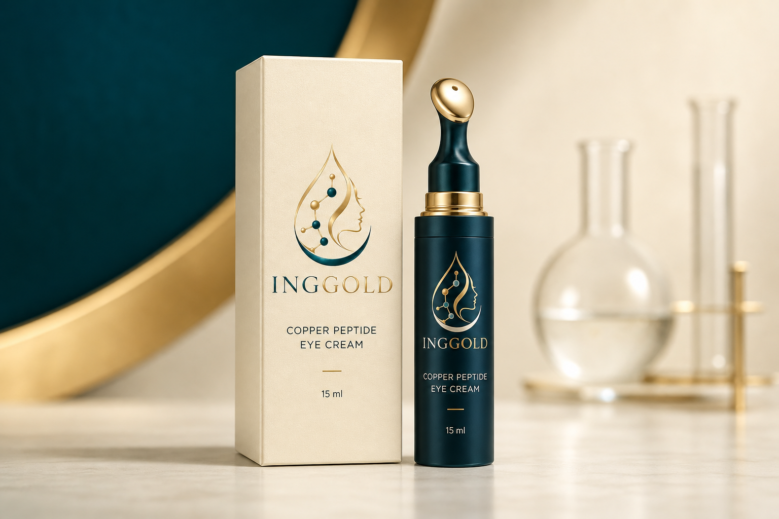 INGGOLD private label copper peptide eye cream