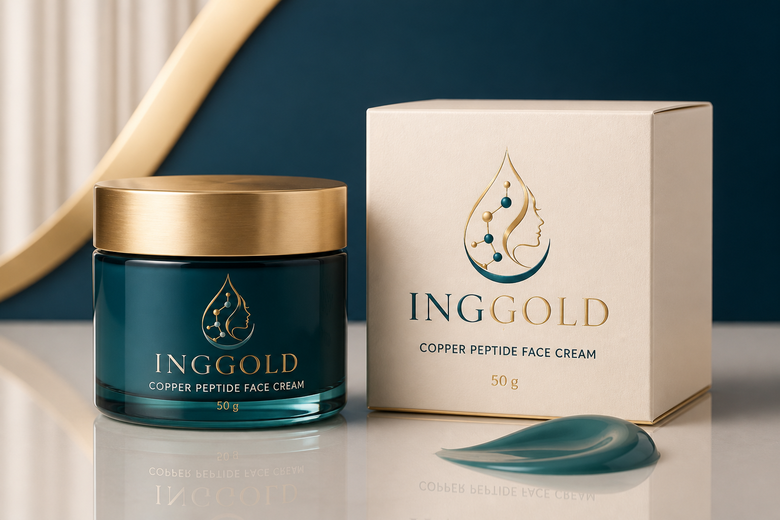 INGGOLD private label copper peptide face cream