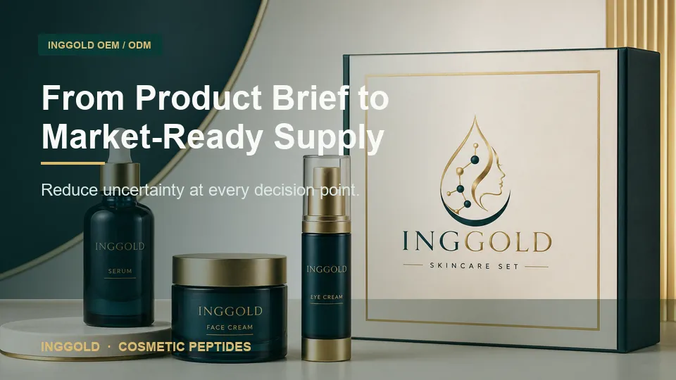 Animated INGGOLD OEM and ODM development process presentation